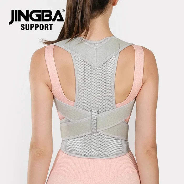 JINGBA Spine Support Corrector Back Brace for Men and Women – Adjustable Posture Straightener - Allen-Fitness