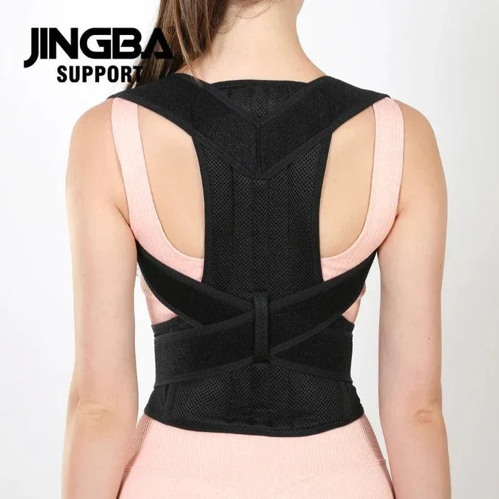 JINGBA Spine Support Corrector Back Brace for Men and Women – Adjustable Posture Straightener - Allen-Fitness