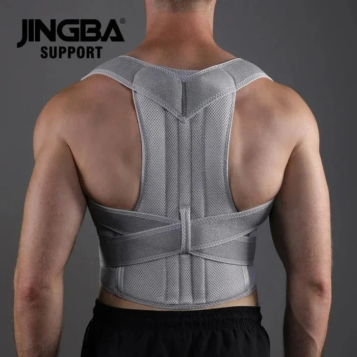 JINGBA Spine Support Corrector Back Brace for Men and Women – Adjustable Posture Straightener - Allen-Fitness