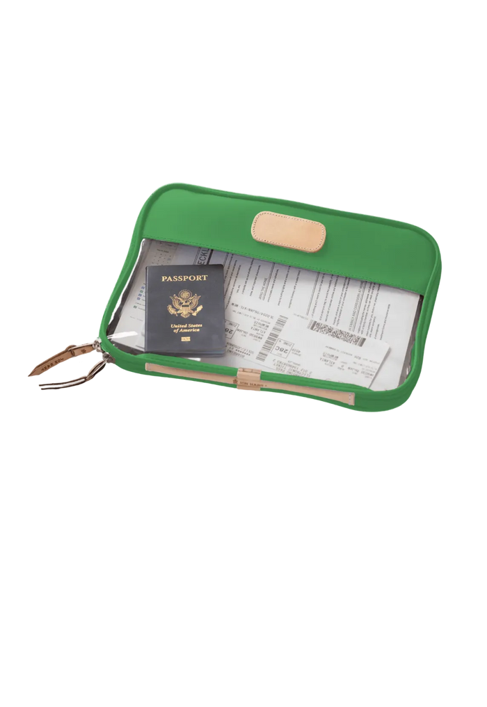 Kelly Green Coated Canvas