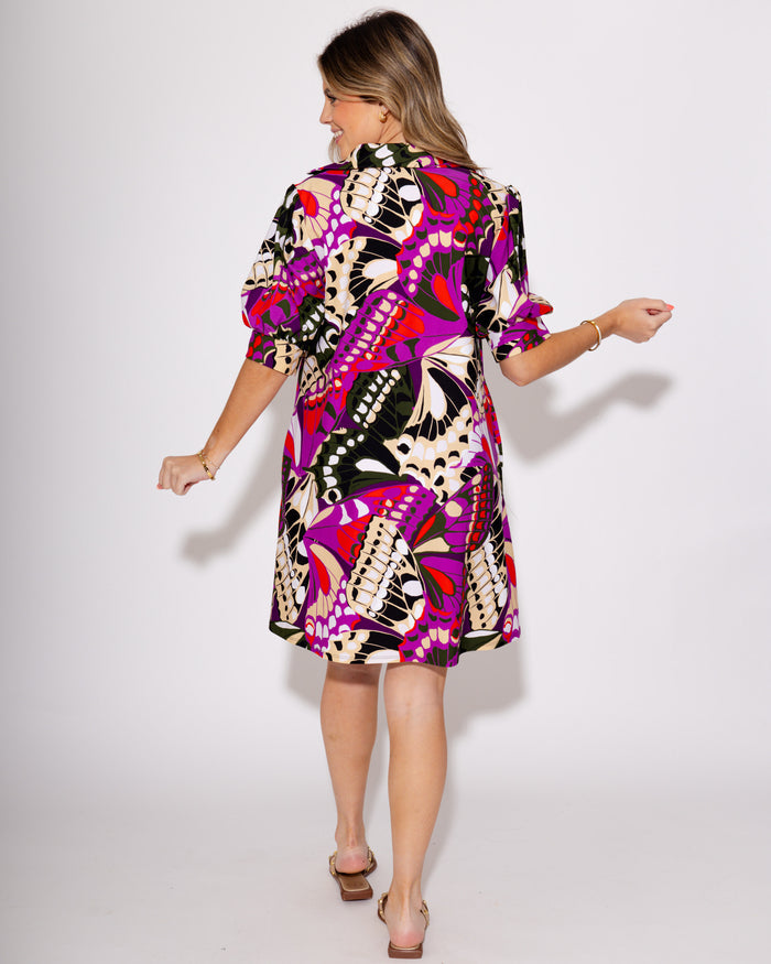 Jude Connally | Emerson Dress in Butterfly Mosaic