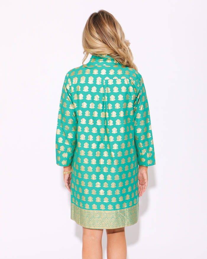 Jude Connally | Helen Dress in Jade Gold