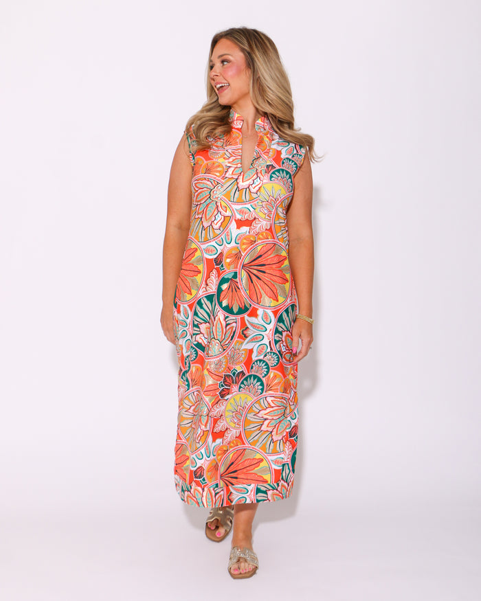 Jude Connally | Kristen Maxi Dress in Stained Glass