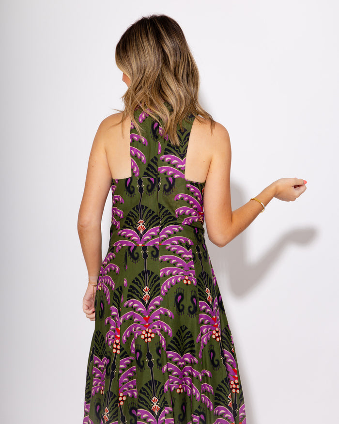 Jude Connally | Miriam Dress in Decorative Frond Loden