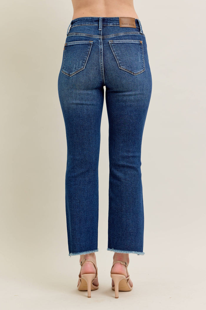 Judy Blue:  Dark Wash Kick Flare