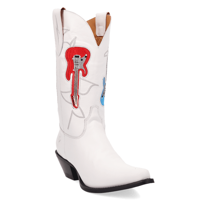 PRODUCT SHOT JUKEBOX LEATHER BOOT AT 45 DEGREE ANGLE