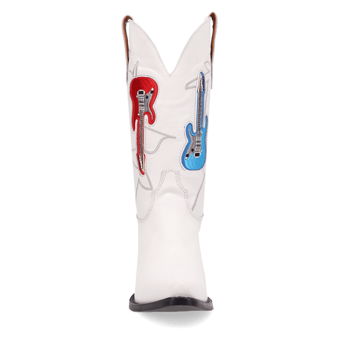 PRODUCT SHOT JUKEBOX LEATHER BOOT AT FRONT ANGLE