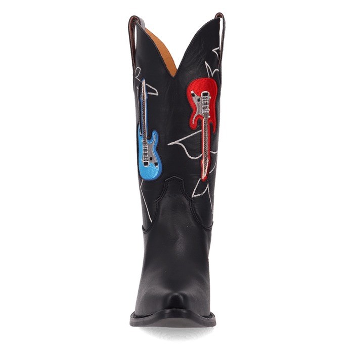 PRODUCT SHOT JUKEBOX LEATHER BOOT AT FRONT ANGLE