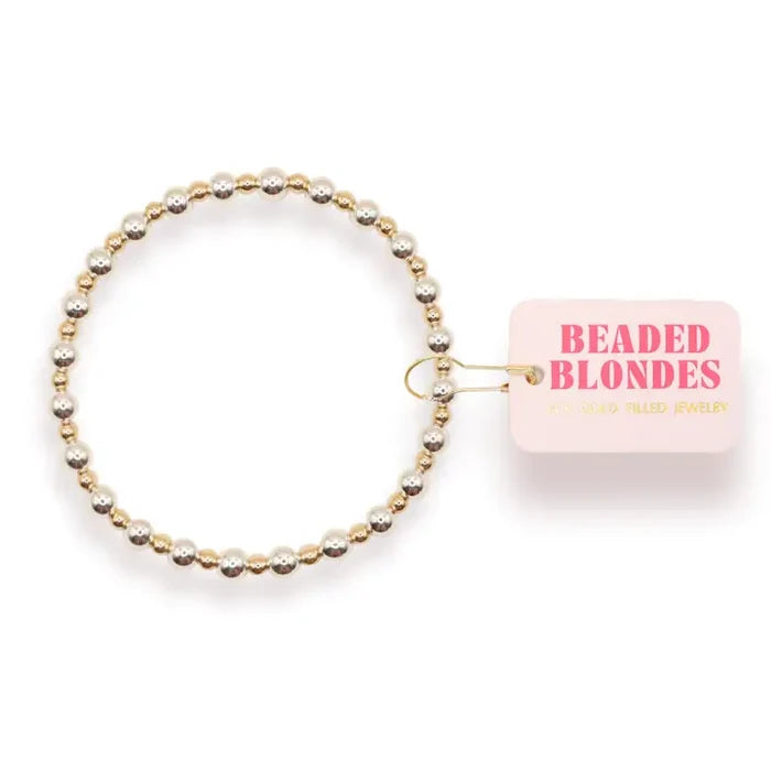 Katy Bracelet in Silver with Gold