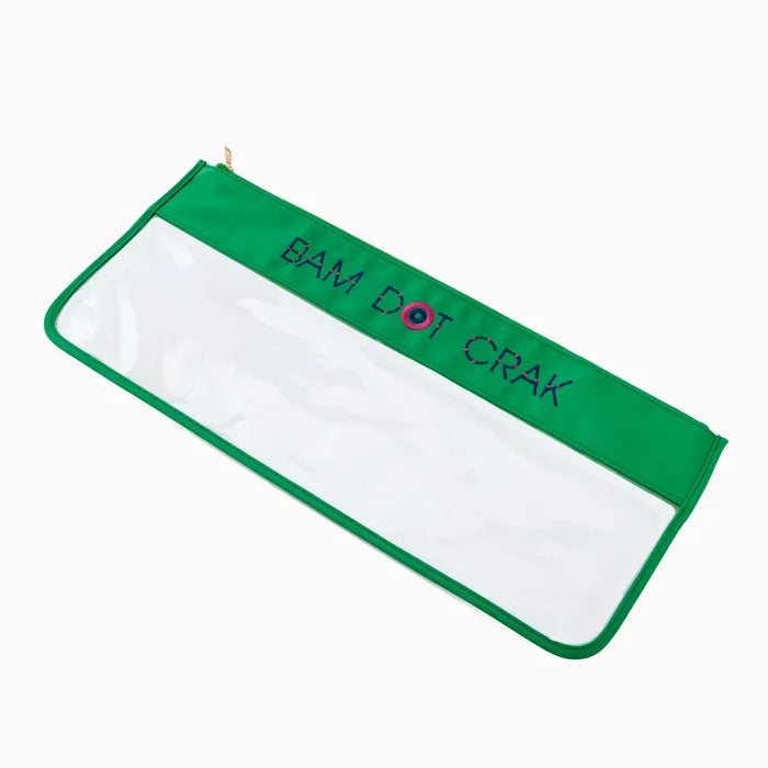 Kelly Green Bam Dot Crak Bag