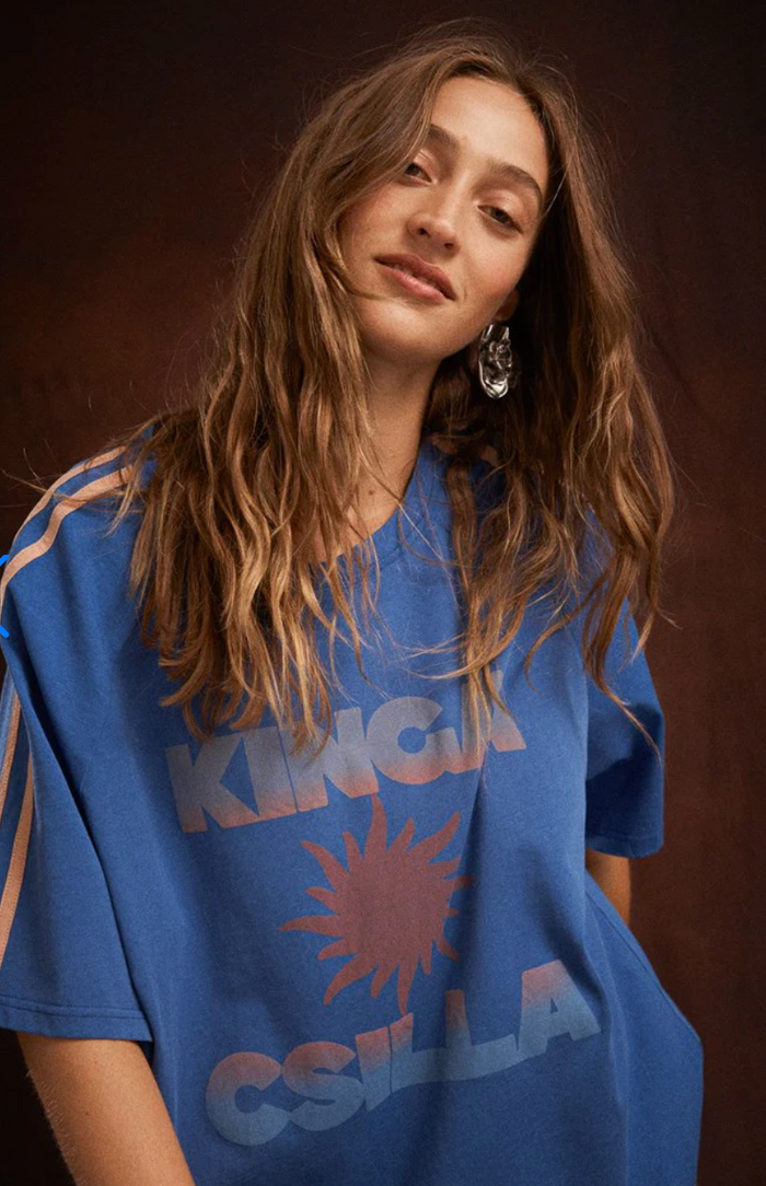 Kinga Csilla Sunset Tee - Blue