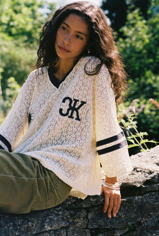 Kinga Csilla Tarot Lace Onyx Tee