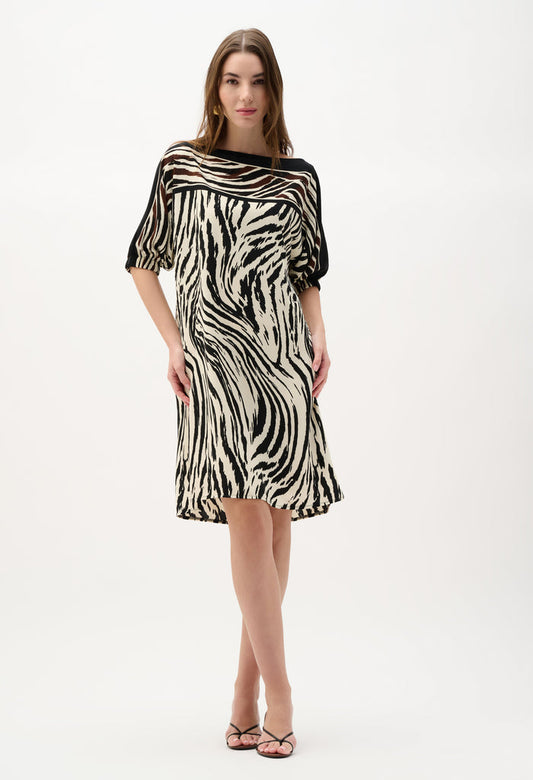 animal print shirt dress