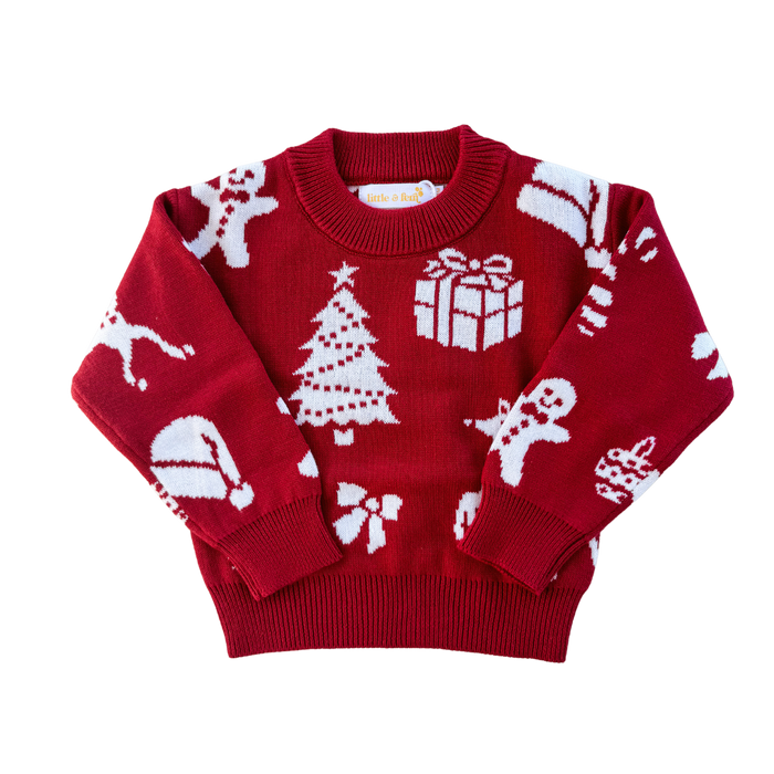 Knit Jumper - Heirloom Christmas Rudolph