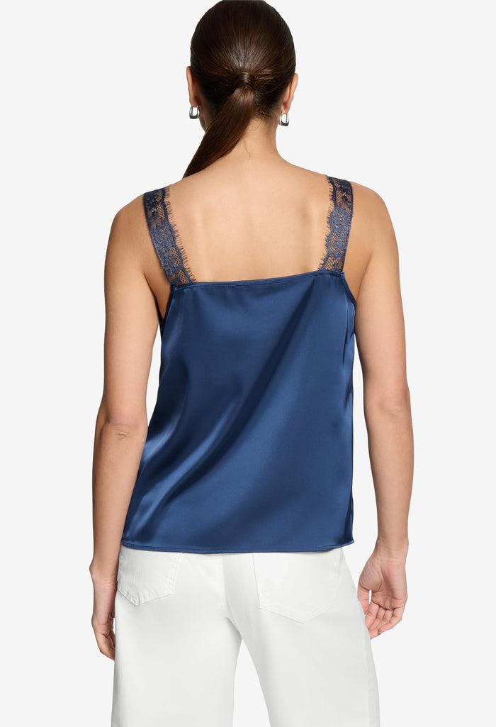 Lace Detail Satin Cami