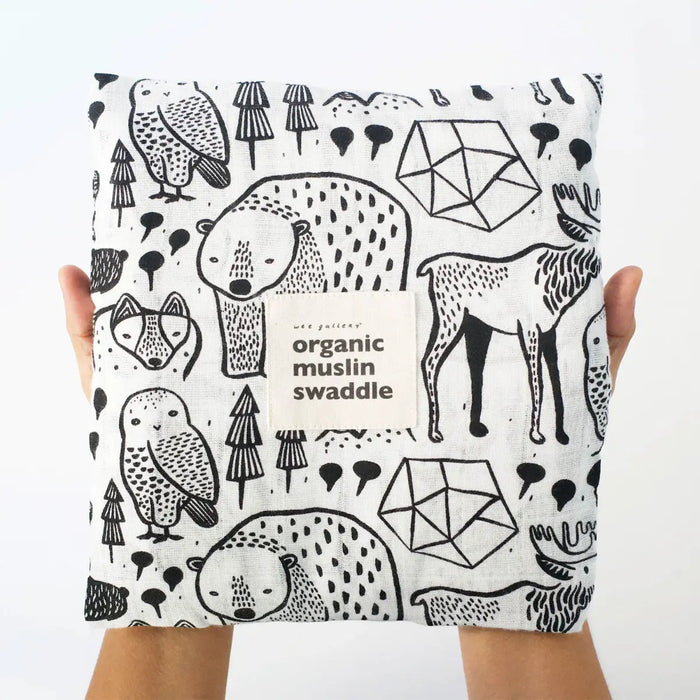 Lange en mousseline de coton bio Wee Gallery – Nordic - Lilinappy