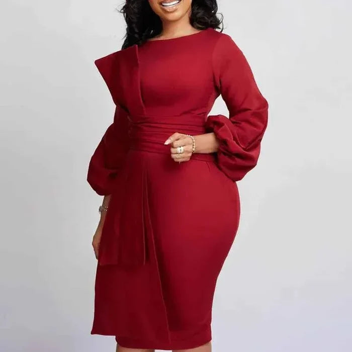 Latest Design Spring And Autumn Bodycon Pencil Dress For Ladies Office Dresses Women Formal Dresses - Allen-Fitness
