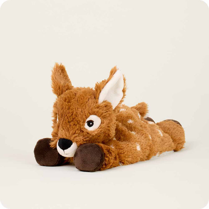 Laying Down Deer Stuffed Animal Warmies