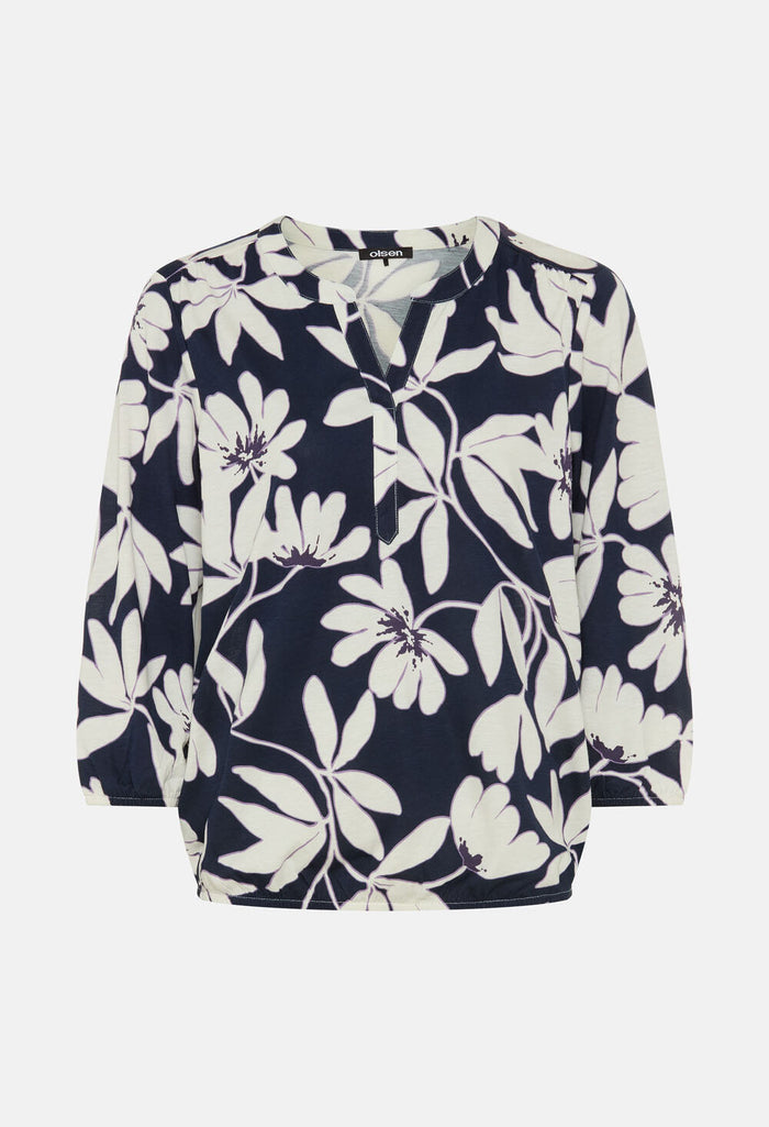 Leaf Print Blouse