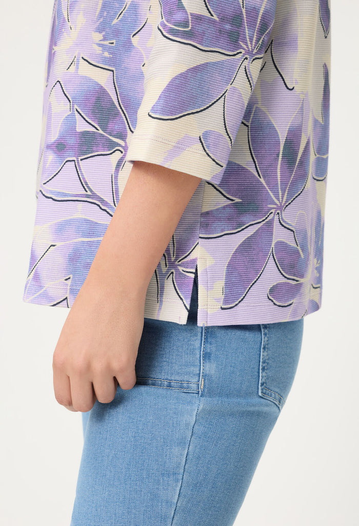 Leaf Print Top