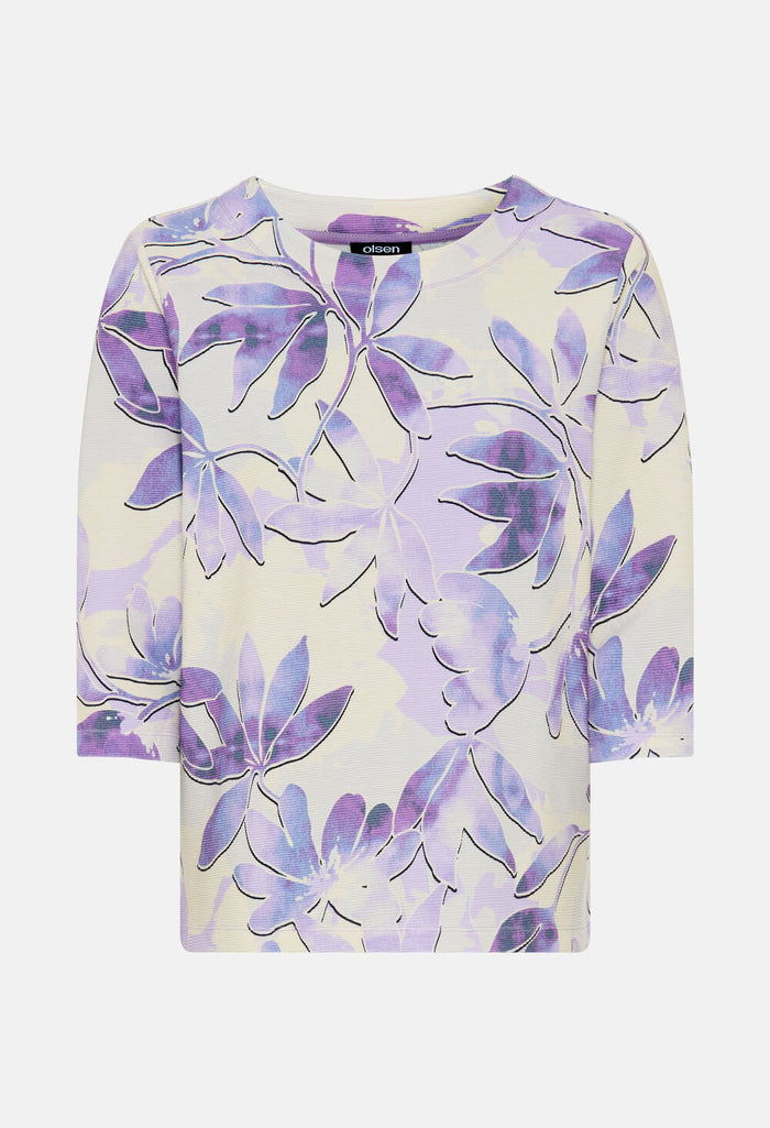 Leaf Print Top