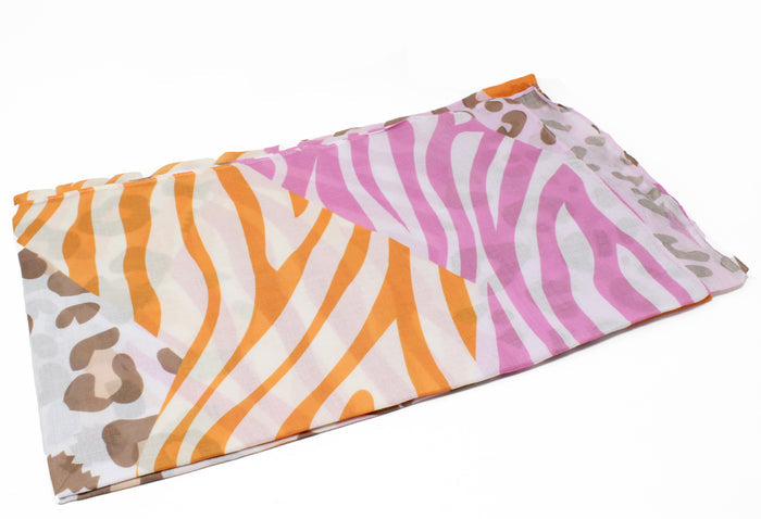 Leo and Zebra Print Scarf
