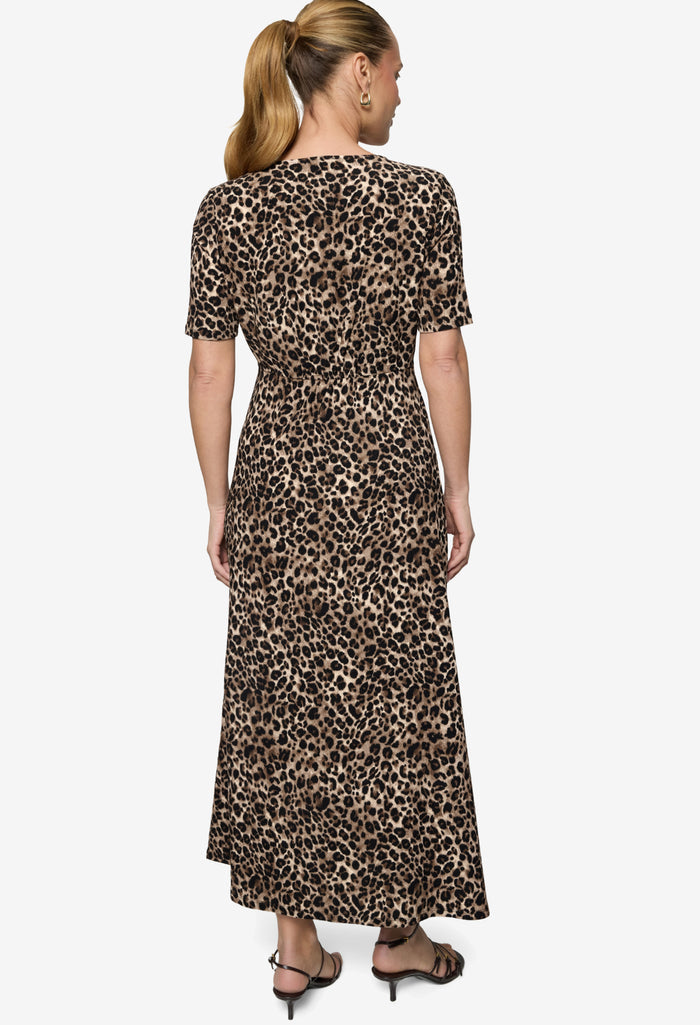 Leopard Print Maxi Dress