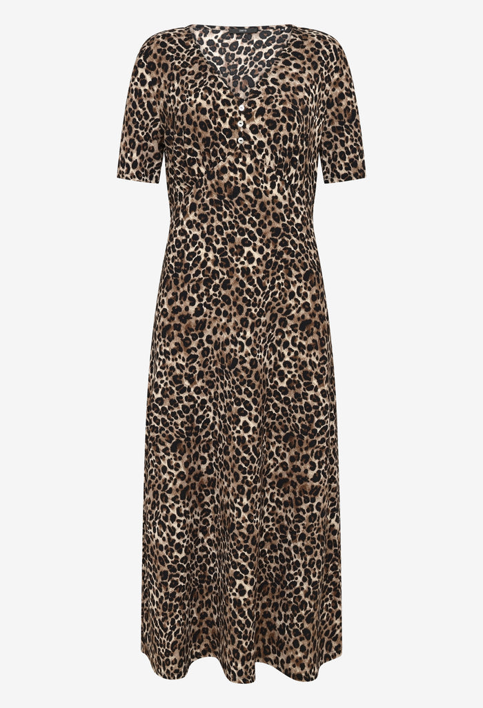 Leopard Print Maxi Dress