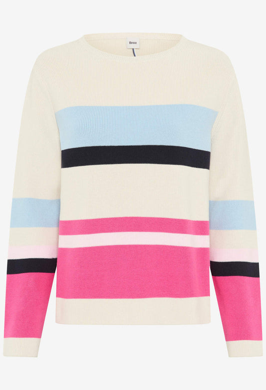 Lesley Striped Knit Jumper