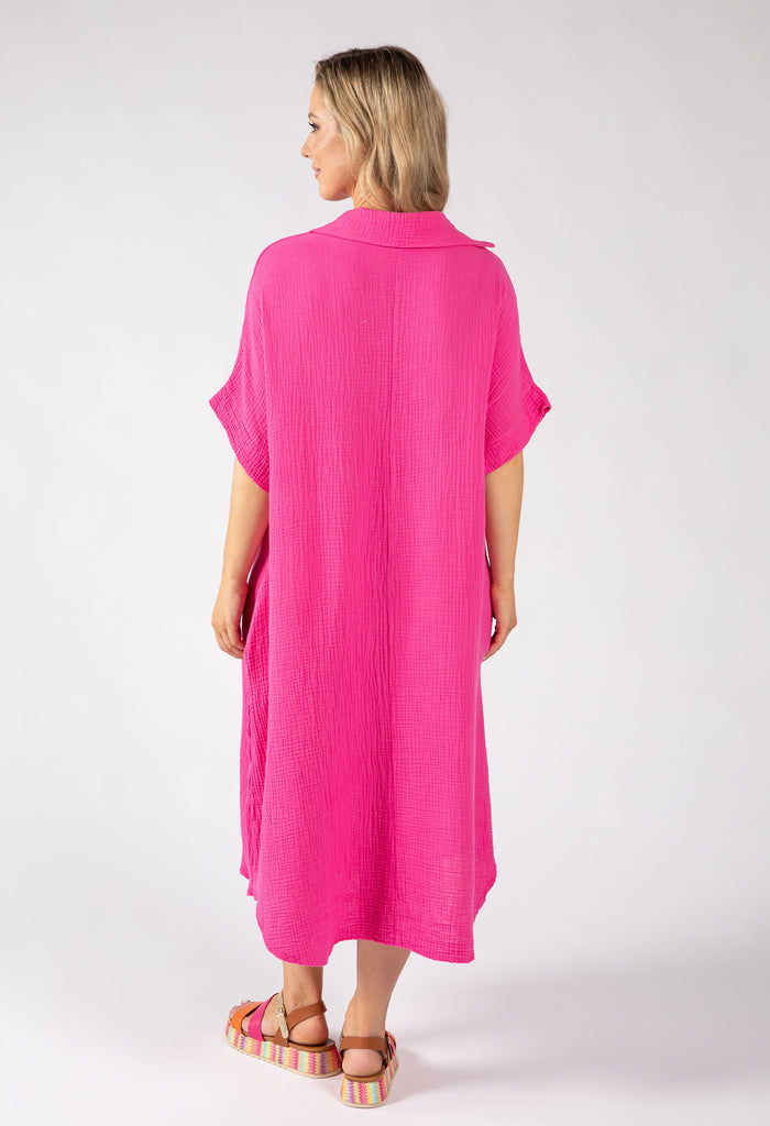 Linen Look Summer Dress