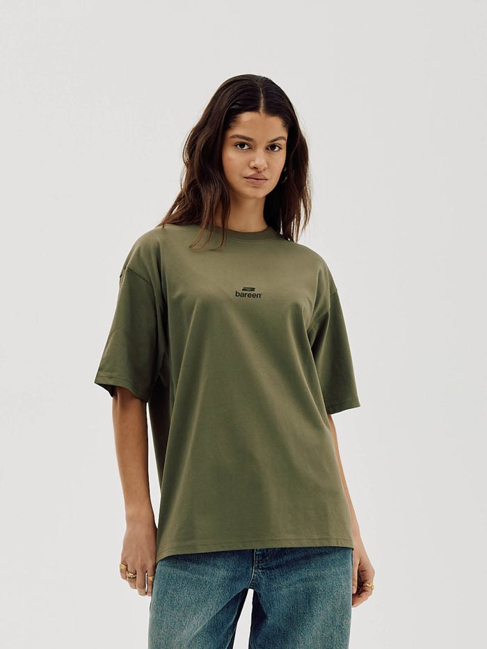 Logo Box Fit, Women - Olive Green