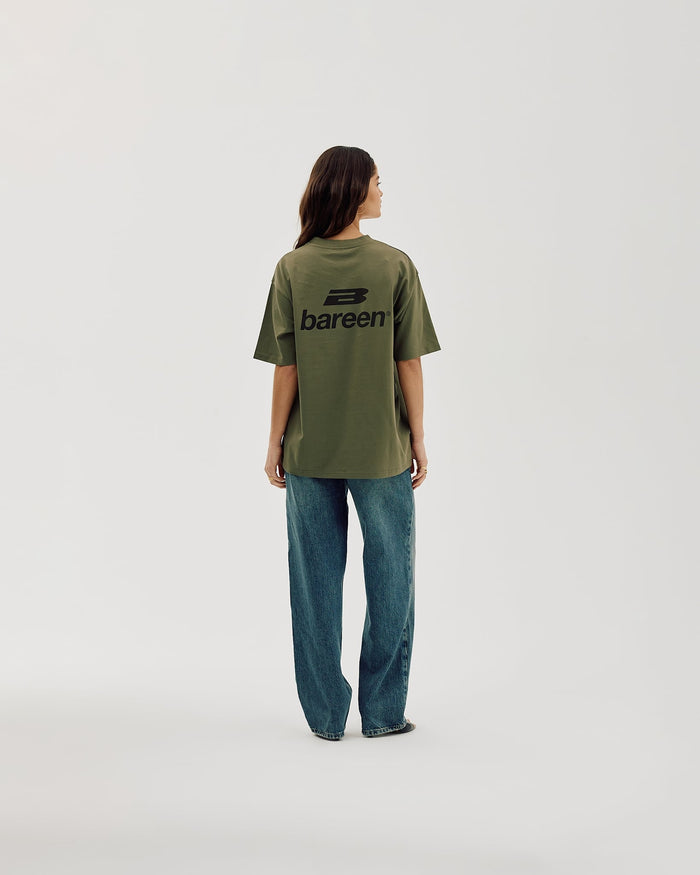 Logo Box Fit, Women - Olive Green