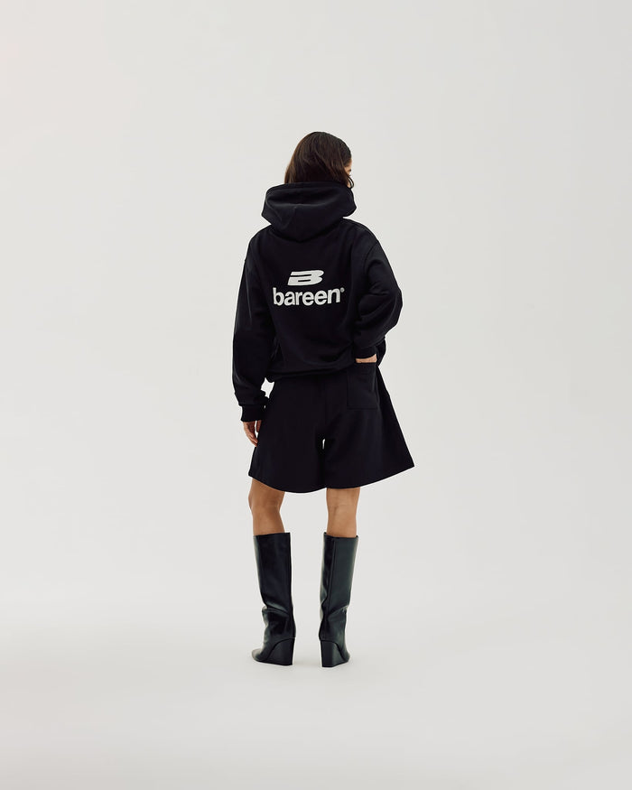 Logo Sweat Shorts, Women - Black