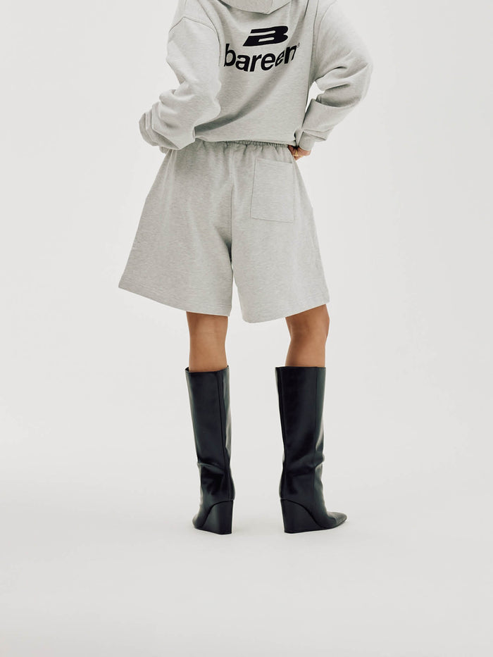 Logo Sweat Shorts, Women - Cloudy Grey