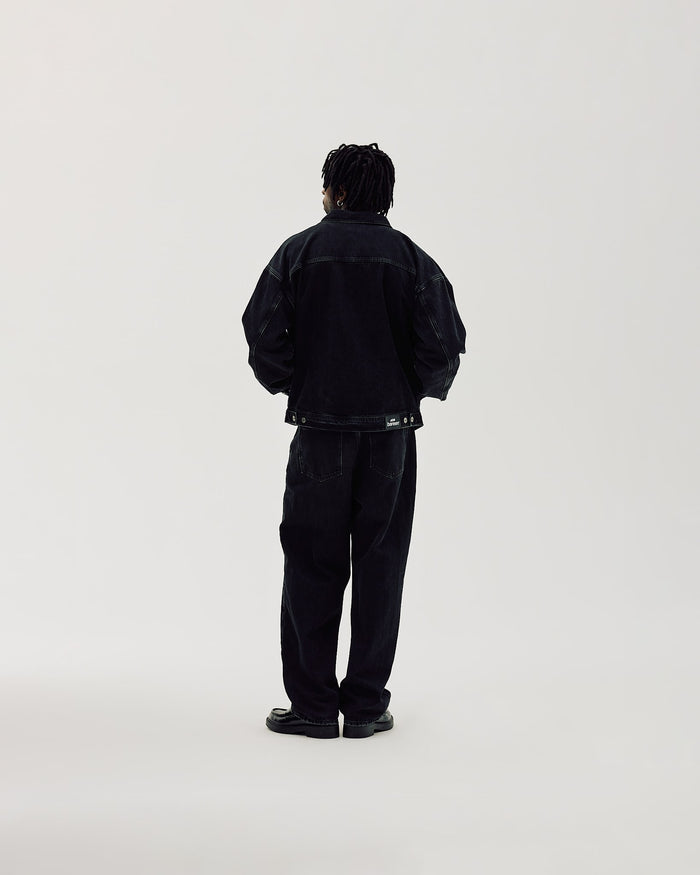 Loose Fit Jeans, Men - Black