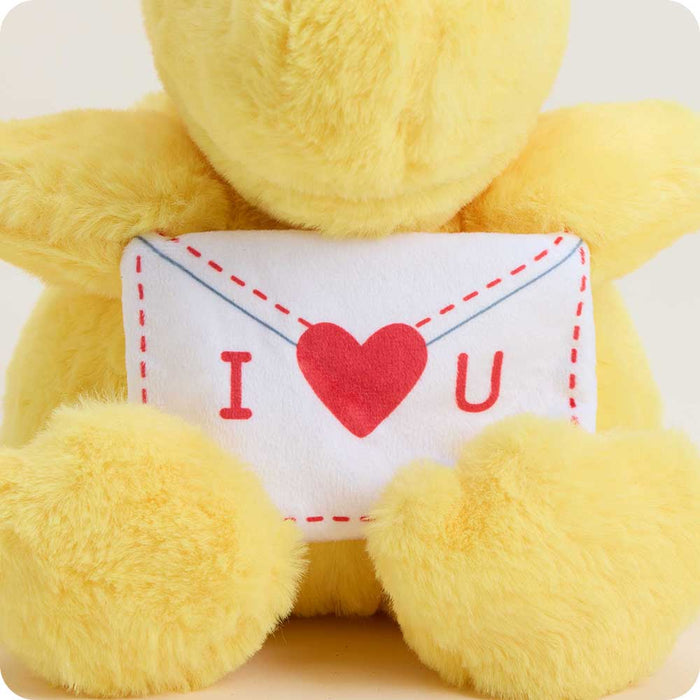 I heart U envelope microwavable love letter woodstock snoopy warmies stuffed animal