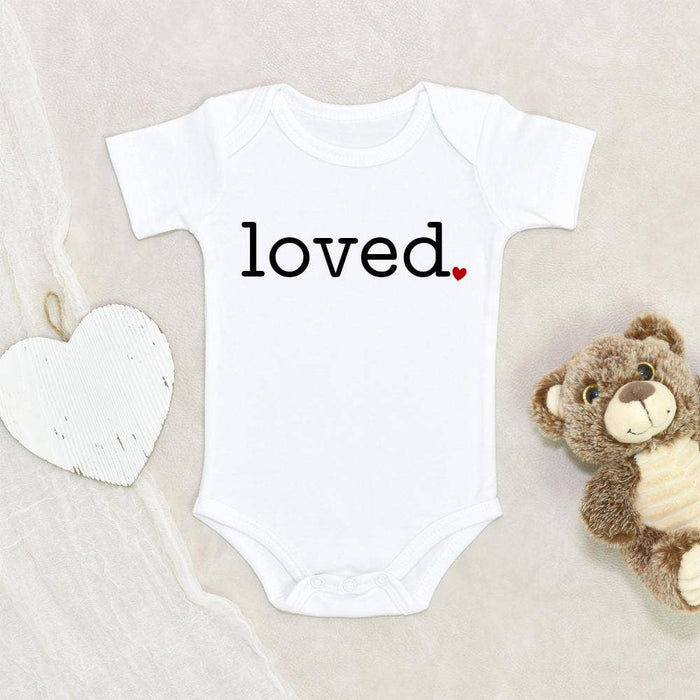 "Loved" Baby Onesie