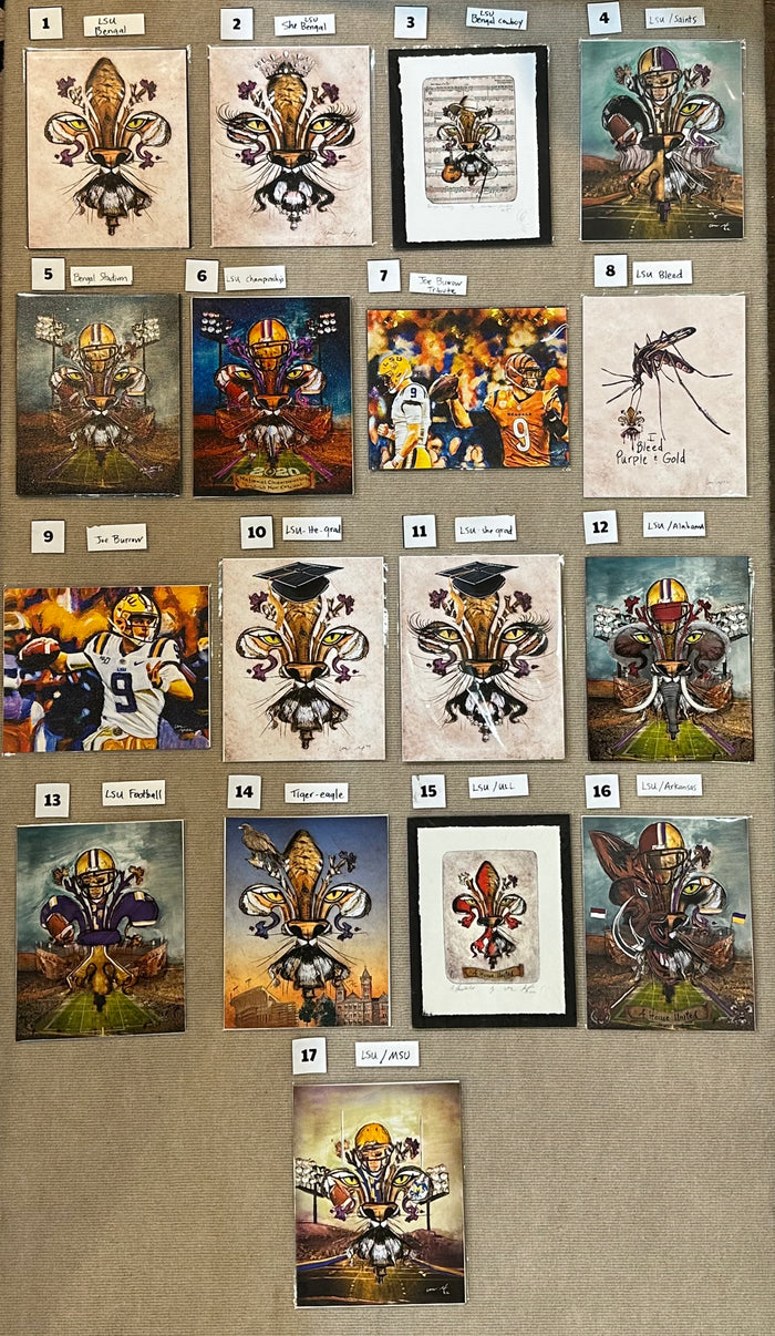 Fleur de Lis LSU Collection