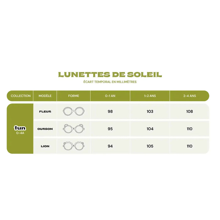 Lunettes de soleil Lion KI ET LA - Vanille