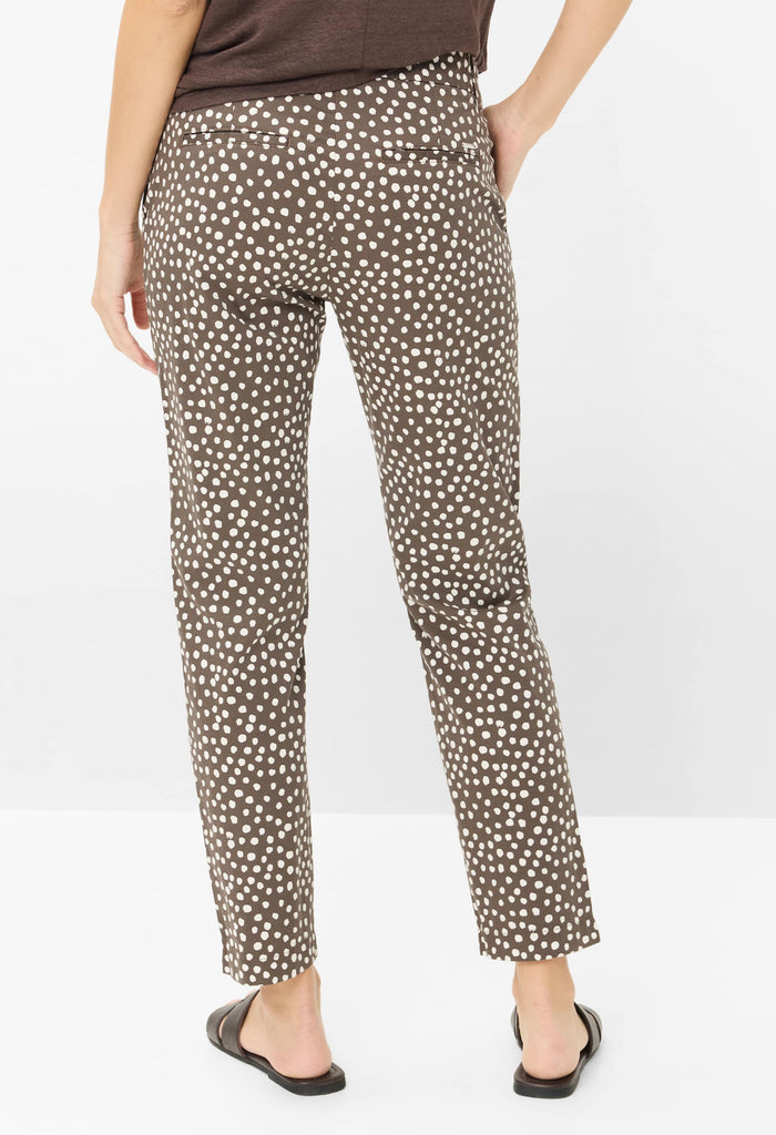 Maron Polka Dot Trousers