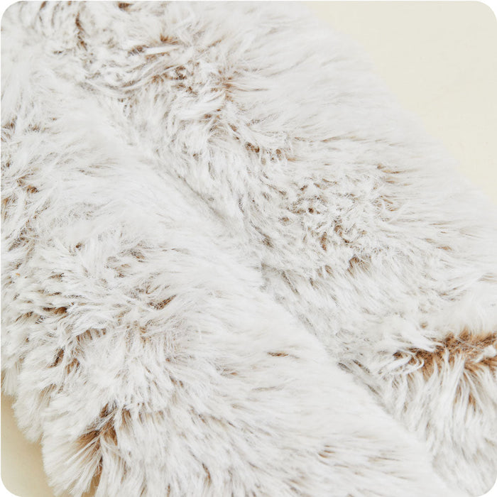 Warmies USA: Cozy Microwavable Brown Marshmallow Neck Wrap
