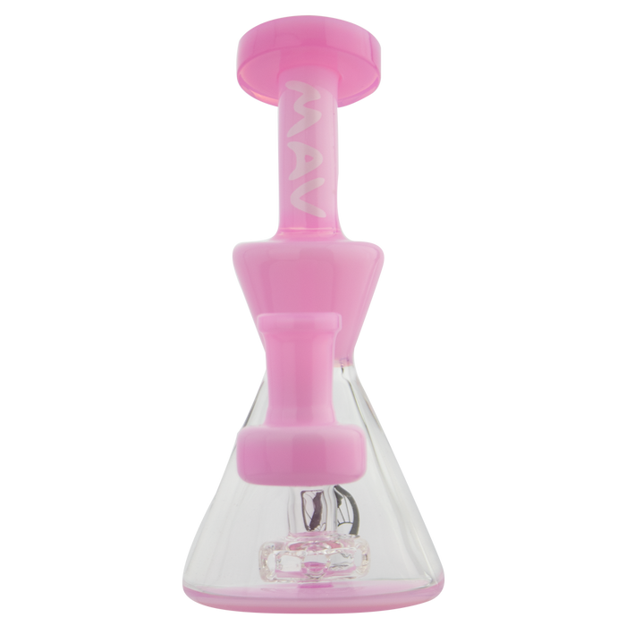 mav glass balboa mini dab rig pink