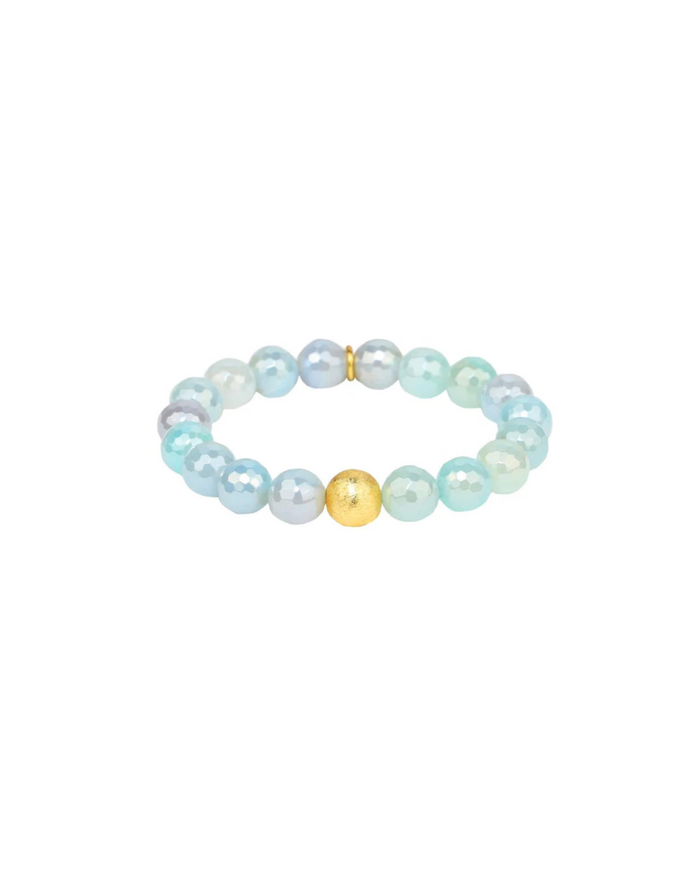 Melange Beaded Bracelet in Foam