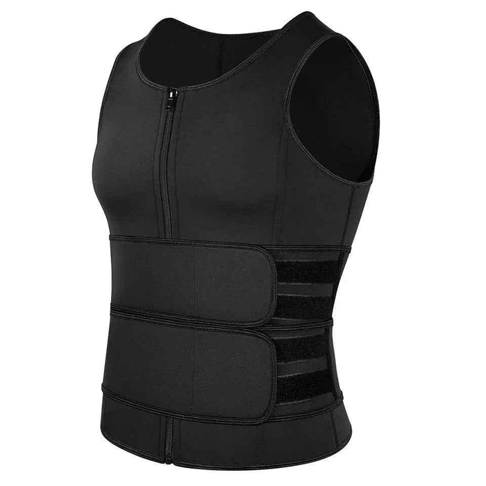Men Waist Trainer Tank Tops Shapewear Slimming Body Shaper Compression Shirt Underwear for Weight Loss Workout Sauna Vest