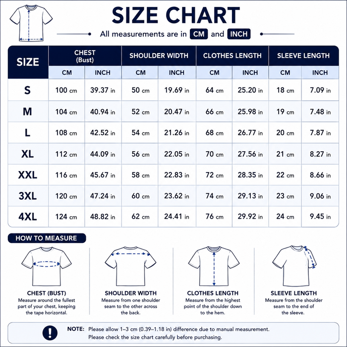Men's 100% Cotton Short Sleeve T-Shirt – Loose Fit
