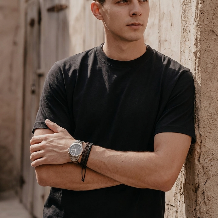 Men's 100% Cotton Short Sleeve T-Shirt – Loose Fit
