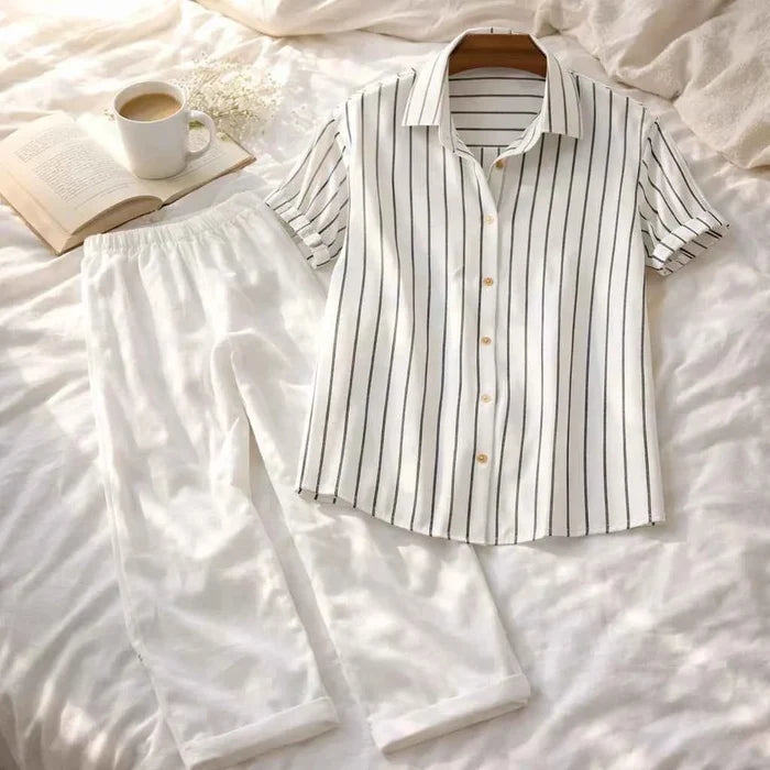 Men's 3D Printed Short Sleeve Shirt & Pants Set – Casual Loose Fit Lapel Summer Two-Piece Outfit, S–4XL, 38 Designs