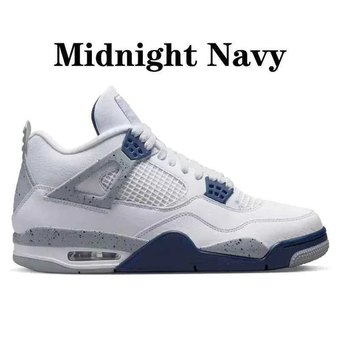 Men's and Women's OG AJ 4 Retro Red Thunder Canvas Retro 4 Shoes - Allen-Fitness