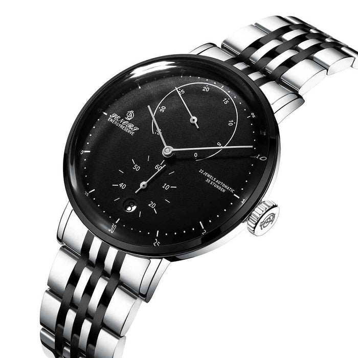 Men's Automatic Mechanical Watch – MIYOTA Japan Movement, 43mm Dial, 14mm, Stainless Steel, 30M Waterproof, Week Display