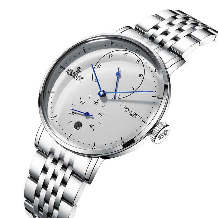 Men's Automatic Mechanical Watch – MIYOTA Japan Movement, 43mm Dial, 14mm, Stainless Steel, 30M Waterproof, Week Display